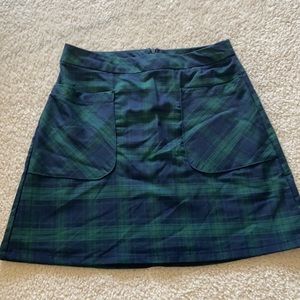 Plaid Mini Skirt